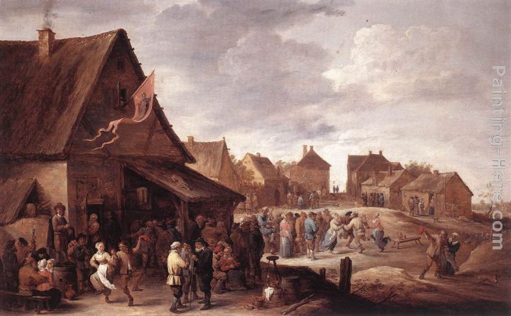 Village Feast painting - David the Younger Teniers Village Feast art painting